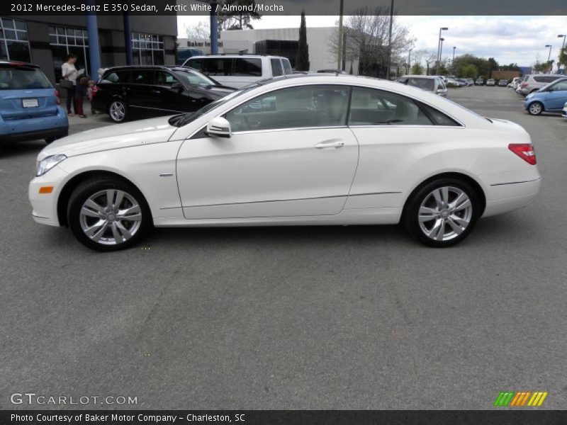 Arctic White / Almond/Mocha 2012 Mercedes-Benz E 350 Sedan