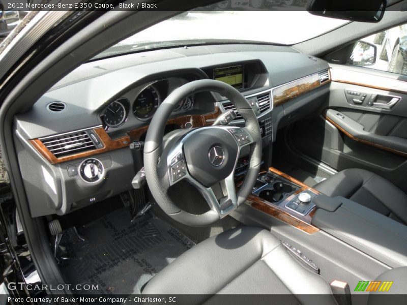 Black / Black 2012 Mercedes-Benz E 350 Coupe