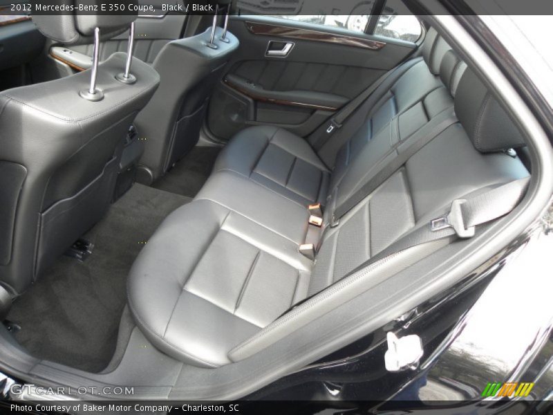 Black / Black 2012 Mercedes-Benz E 350 Coupe