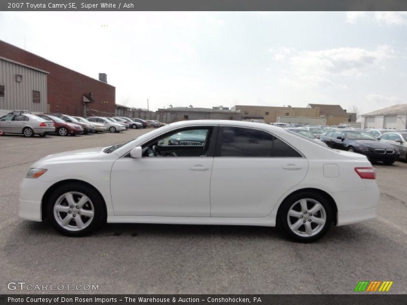 Super White / Ash 2007 Toyota Camry SE