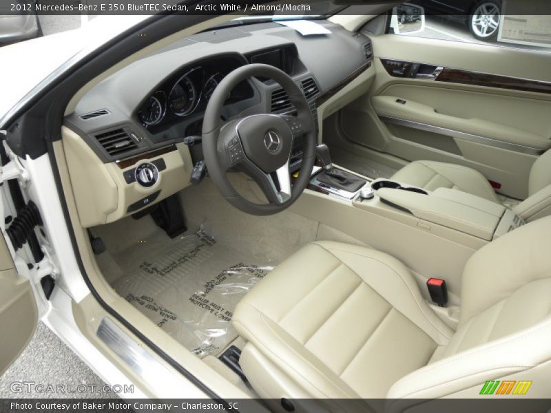 Arctic White / Almond/Mocha 2012 Mercedes-Benz E 350 BlueTEC Sedan
