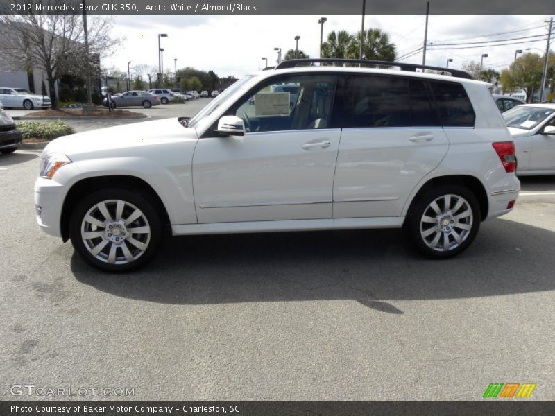 Arctic White / Almond/Black 2012 Mercedes-Benz GLK 350