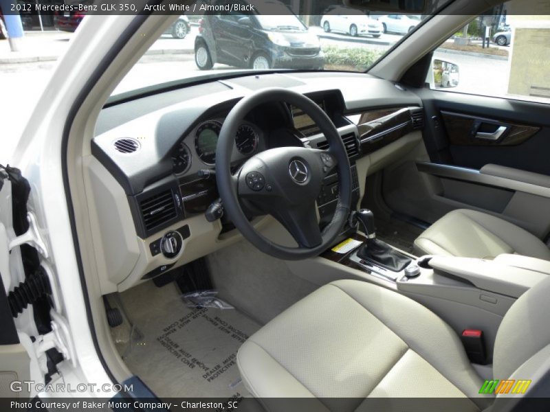 Arctic White / Almond/Black 2012 Mercedes-Benz GLK 350