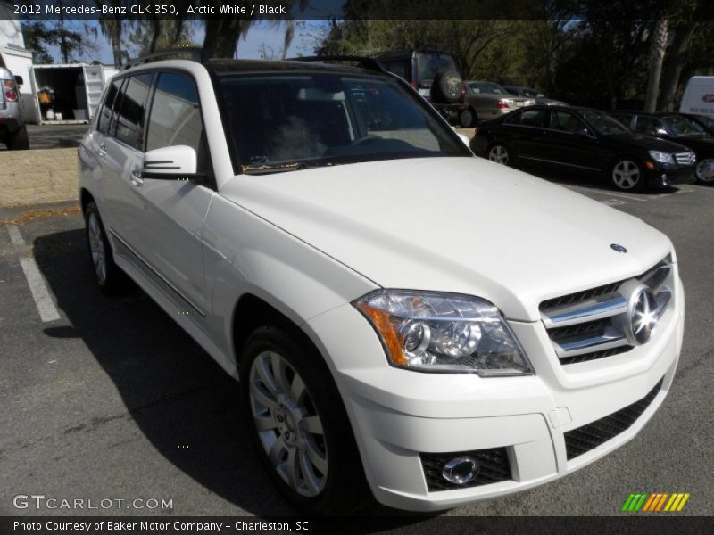 Arctic White / Black 2012 Mercedes-Benz GLK 350