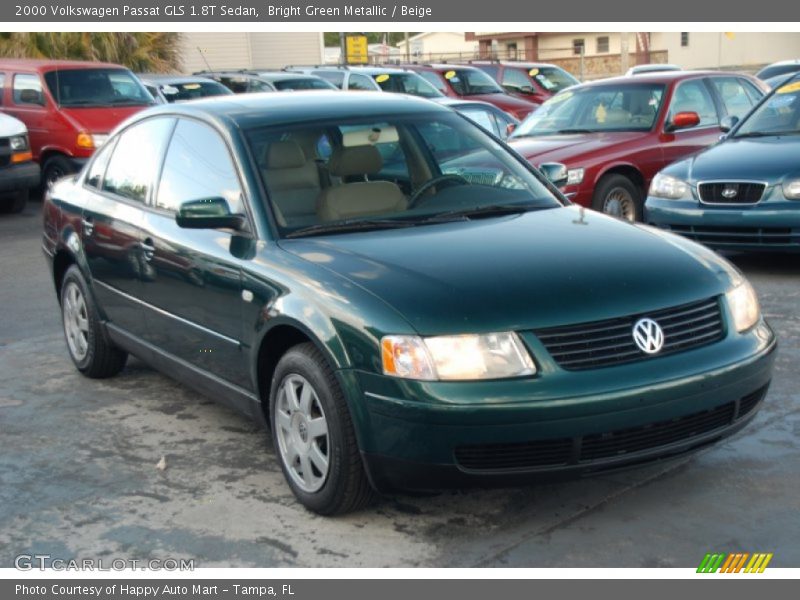 Bright Green Metallic / Beige 2000 Volkswagen Passat GLS 1.8T Sedan