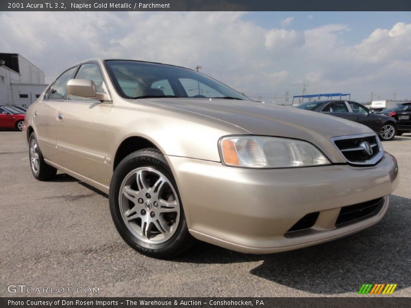 Naples Gold Metallic / Parchment 2001 Acura TL 3.2