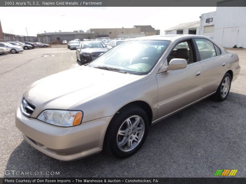 Naples Gold Metallic / Parchment 2001 Acura TL 3.2