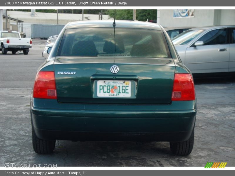 Bright Green Metallic / Beige 2000 Volkswagen Passat GLS 1.8T Sedan