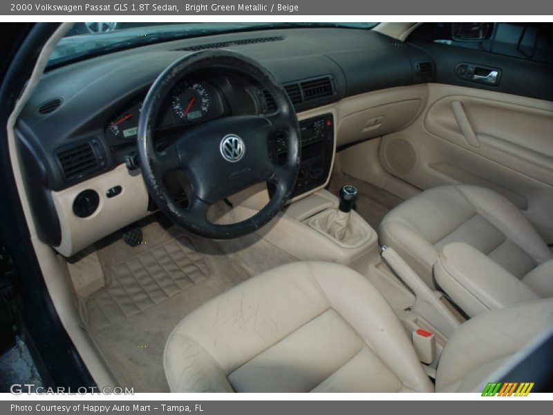 Bright Green Metallic / Beige 2000 Volkswagen Passat GLS 1.8T Sedan