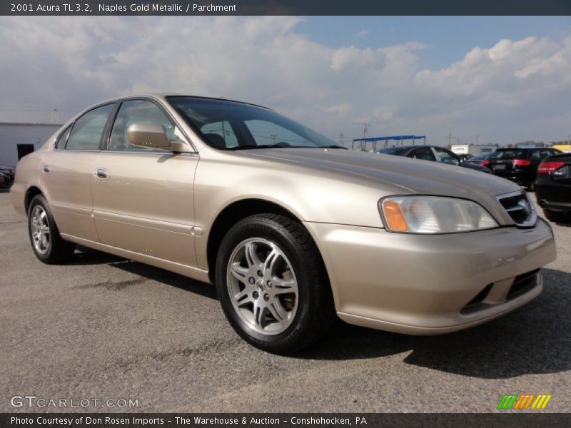 Naples Gold Metallic / Parchment 2001 Acura TL 3.2
