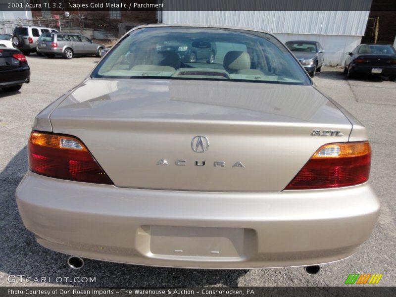 Naples Gold Metallic / Parchment 2001 Acura TL 3.2