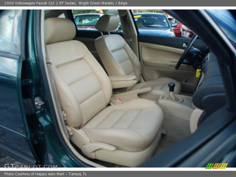 Bright Green Metallic / Beige 2000 Volkswagen Passat GLS 1.8T Sedan