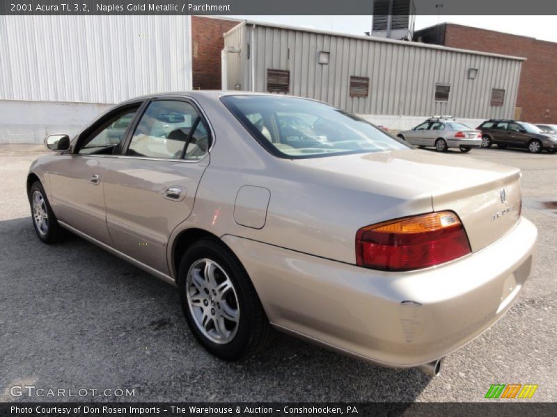 Naples Gold Metallic / Parchment 2001 Acura TL 3.2
