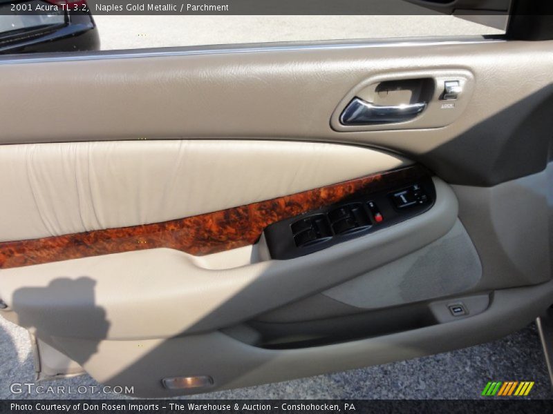 Naples Gold Metallic / Parchment 2001 Acura TL 3.2