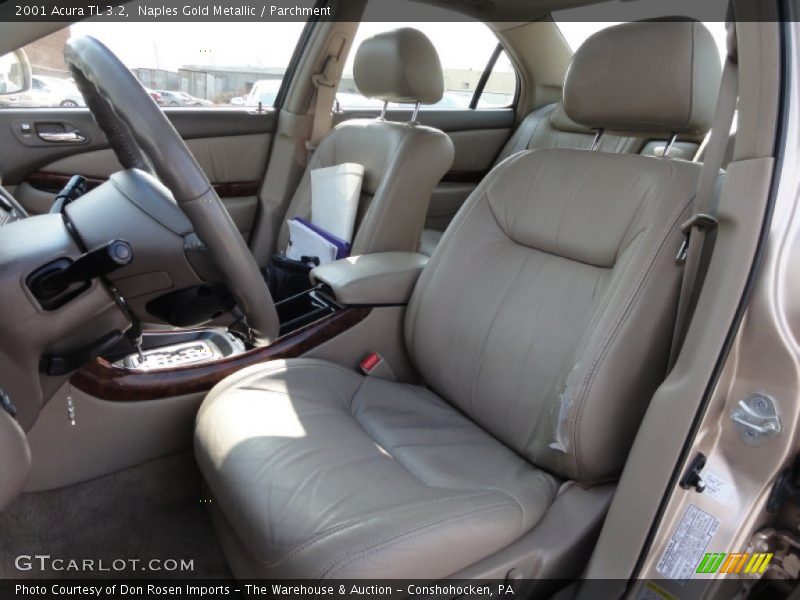 Naples Gold Metallic / Parchment 2001 Acura TL 3.2