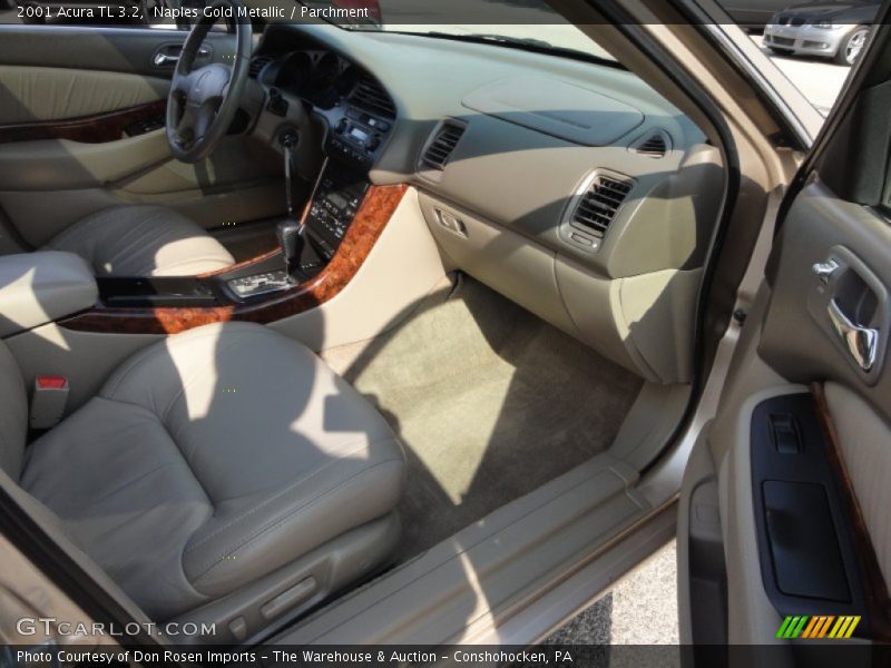 Naples Gold Metallic / Parchment 2001 Acura TL 3.2
