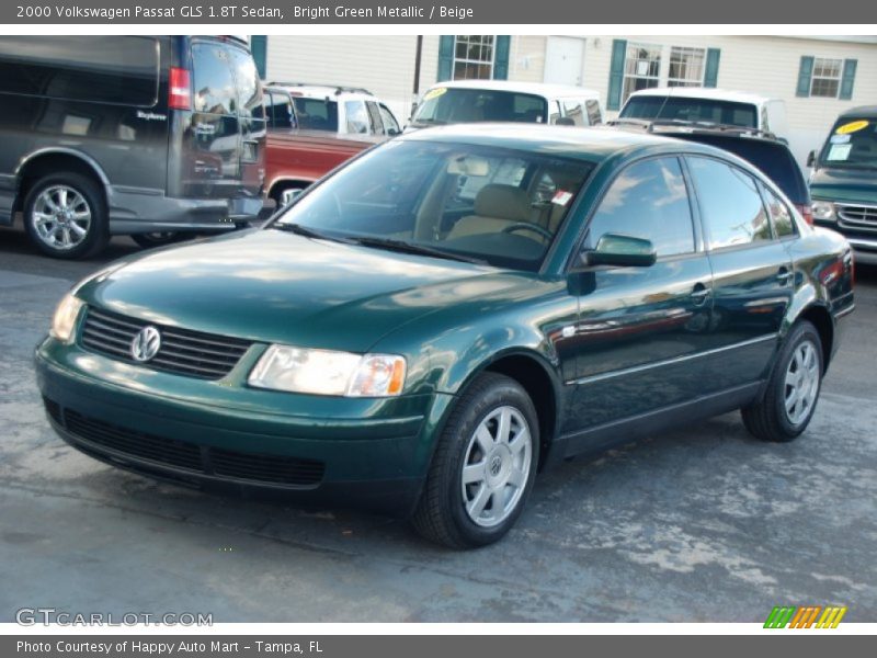 Bright Green Metallic / Beige 2000 Volkswagen Passat GLS 1.8T Sedan