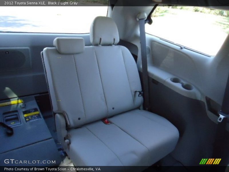 Black / Light Gray 2012 Toyota Sienna XLE