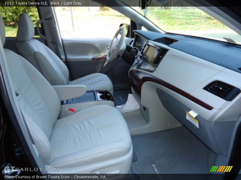 2012 Sienna XLE Light Gray Interior