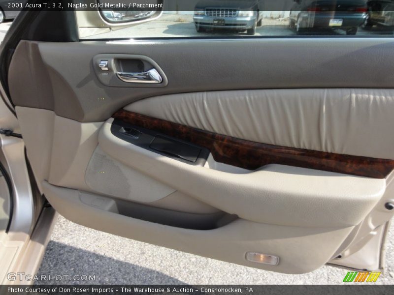 Naples Gold Metallic / Parchment 2001 Acura TL 3.2
