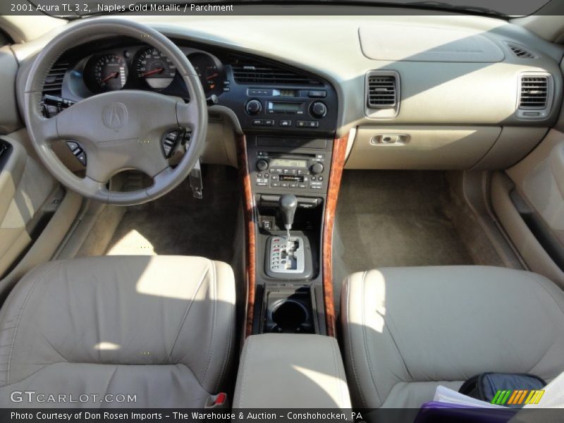 Naples Gold Metallic / Parchment 2001 Acura TL 3.2