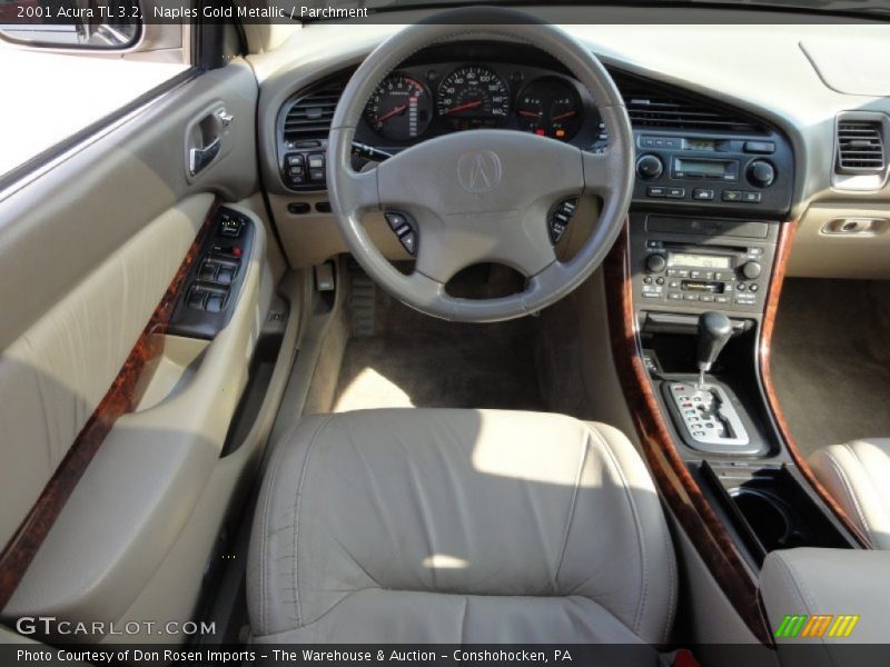Naples Gold Metallic / Parchment 2001 Acura TL 3.2