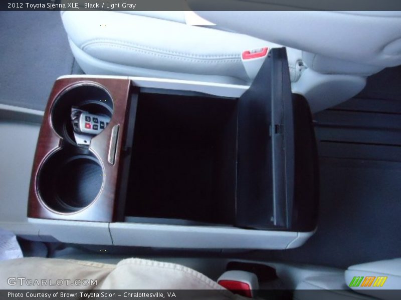Black / Light Gray 2012 Toyota Sienna XLE