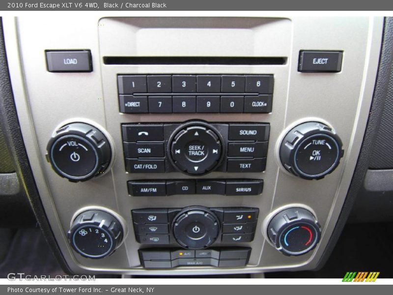 Black / Charcoal Black 2010 Ford Escape XLT V6 4WD