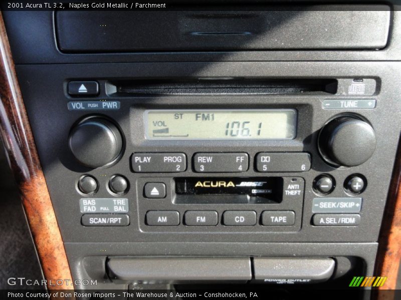 Naples Gold Metallic / Parchment 2001 Acura TL 3.2