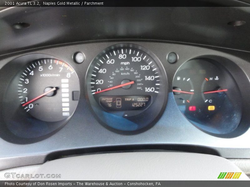 Naples Gold Metallic / Parchment 2001 Acura TL 3.2