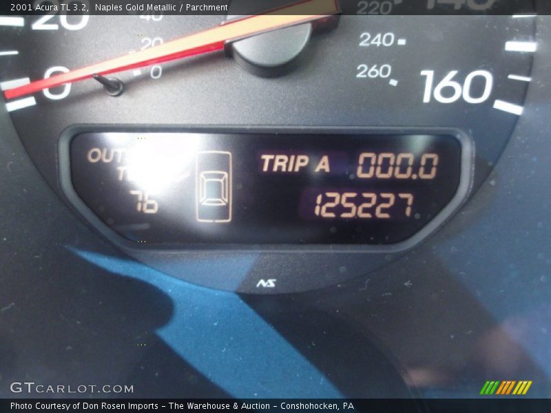Naples Gold Metallic / Parchment 2001 Acura TL 3.2
