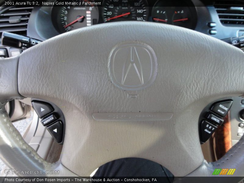 Naples Gold Metallic / Parchment 2001 Acura TL 3.2