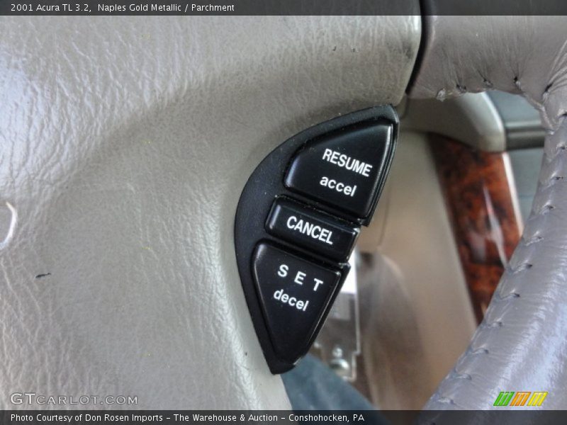 Naples Gold Metallic / Parchment 2001 Acura TL 3.2