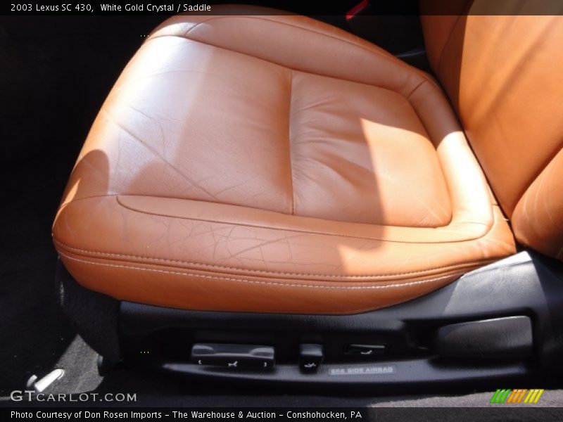 White Gold Crystal / Saddle 2003 Lexus SC 430