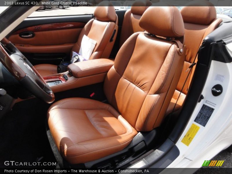 Front Seat of 2003 SC 430