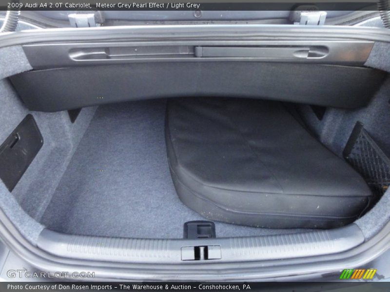 Meteor Grey Pearl Effect / Light Grey 2009 Audi A4 2.0T Cabriolet