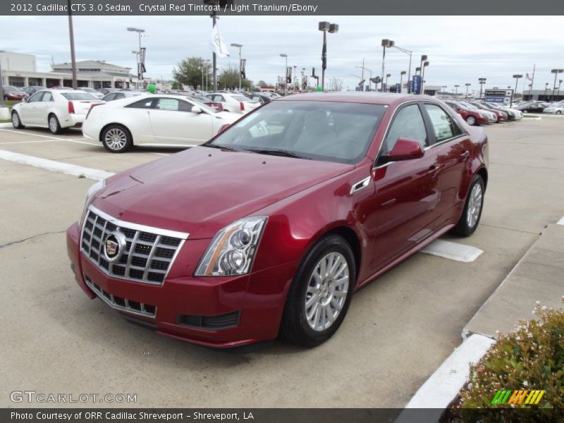 Front 3/4 View of 2012 CTS 3.0 Sedan