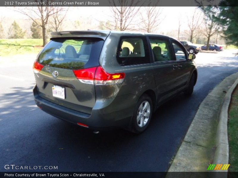 Cypress Green Pearl / Bisque 2012 Toyota Sienna V6