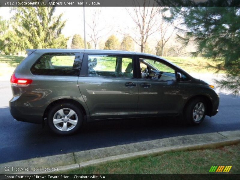 Cypress Green Pearl / Bisque 2012 Toyota Sienna V6