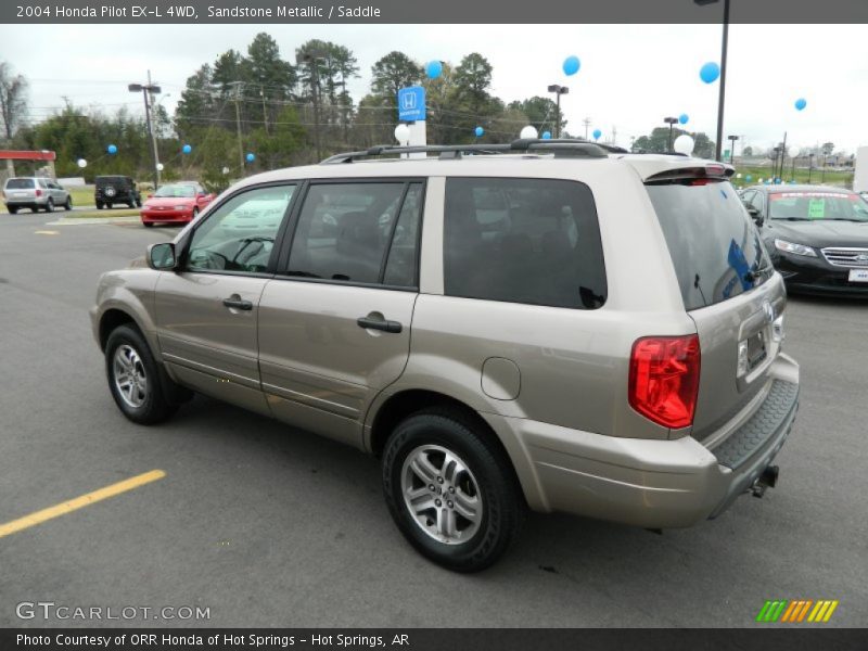 Sandstone Metallic / Saddle 2004 Honda Pilot EX-L 4WD