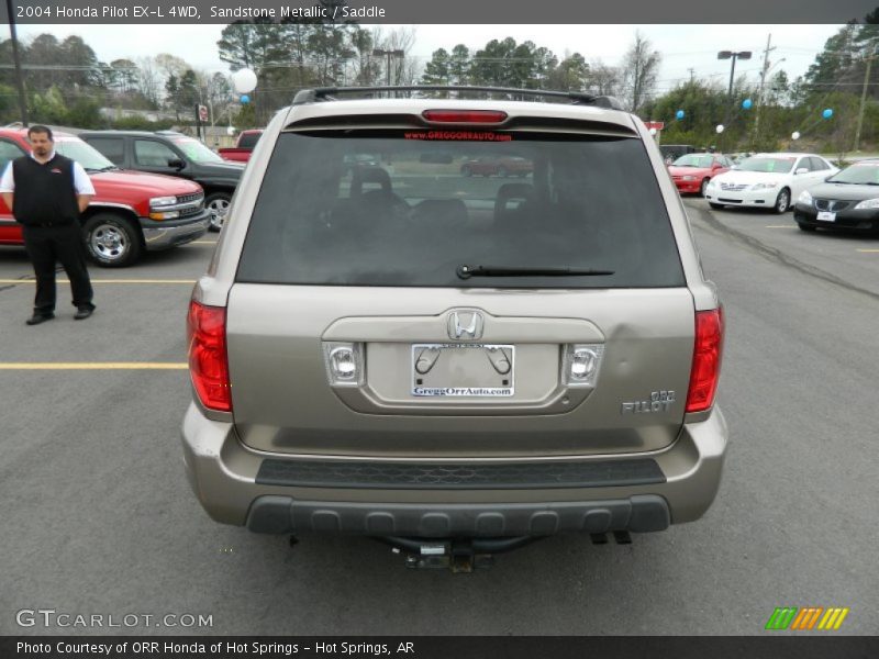 Sandstone Metallic / Saddle 2004 Honda Pilot EX-L 4WD