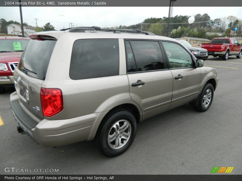 Sandstone Metallic / Saddle 2004 Honda Pilot EX-L 4WD