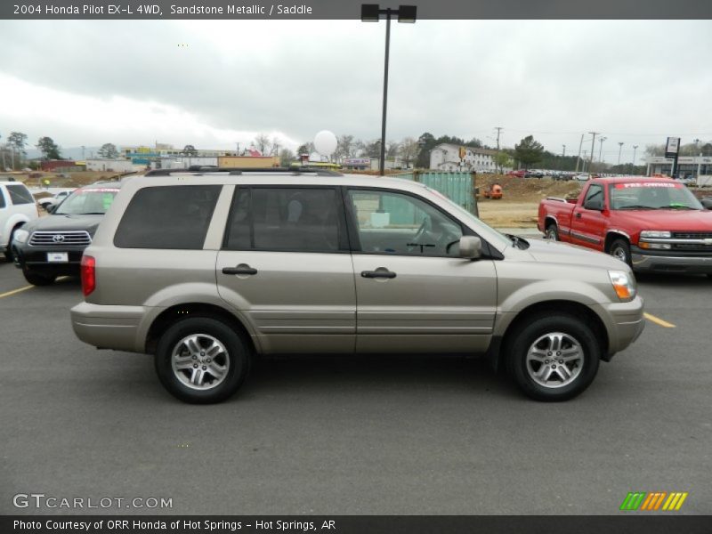 Sandstone Metallic / Saddle 2004 Honda Pilot EX-L 4WD