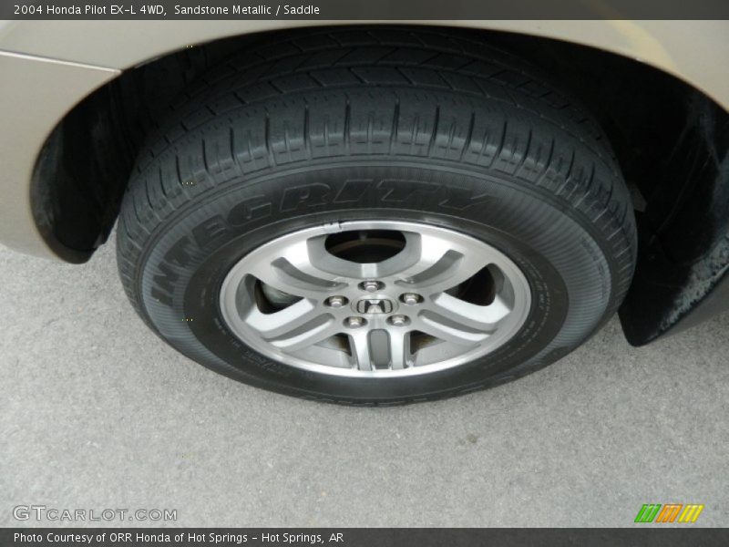Sandstone Metallic / Saddle 2004 Honda Pilot EX-L 4WD
