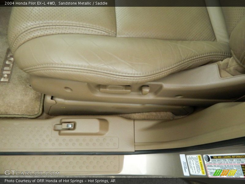 Sandstone Metallic / Saddle 2004 Honda Pilot EX-L 4WD