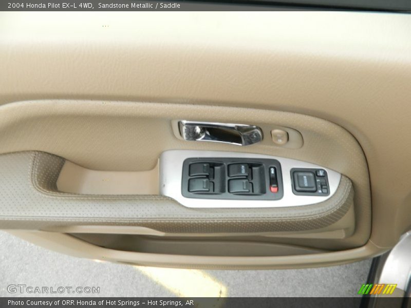 Sandstone Metallic / Saddle 2004 Honda Pilot EX-L 4WD