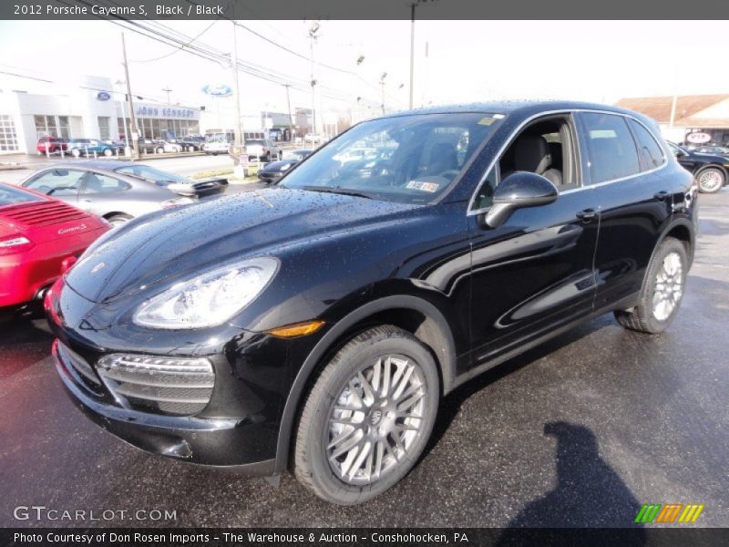 Black / Black 2012 Porsche Cayenne S