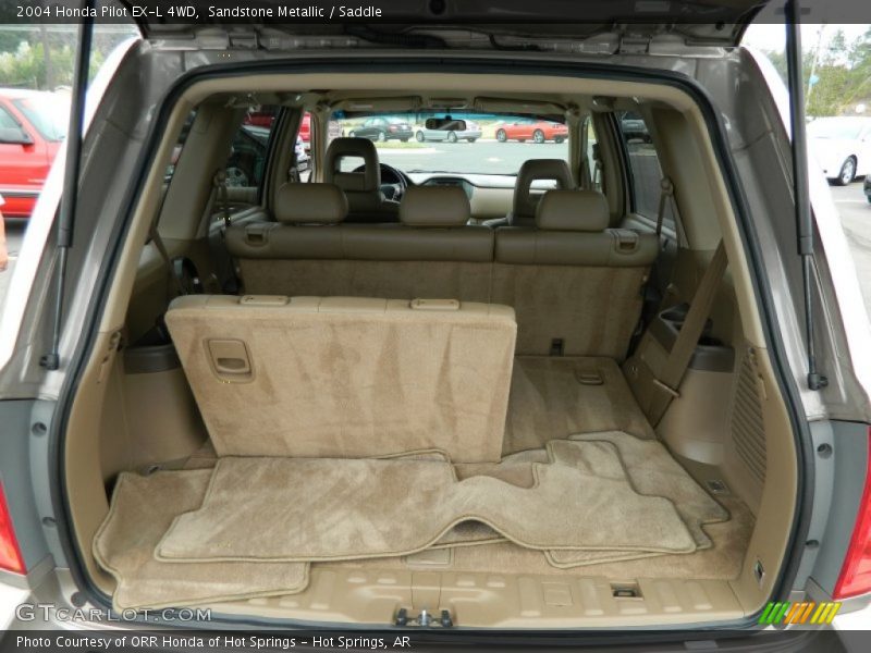 Sandstone Metallic / Saddle 2004 Honda Pilot EX-L 4WD