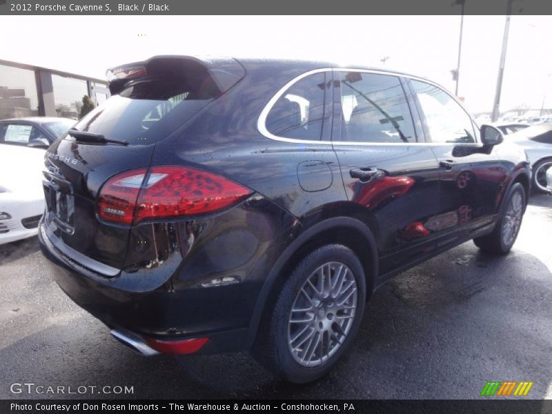 Black / Black 2012 Porsche Cayenne S