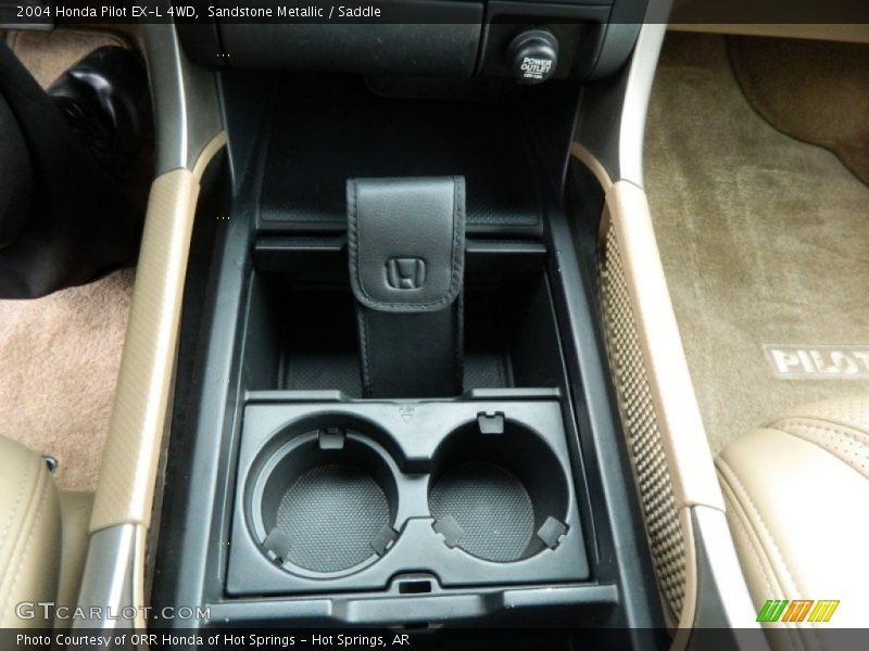 Sandstone Metallic / Saddle 2004 Honda Pilot EX-L 4WD